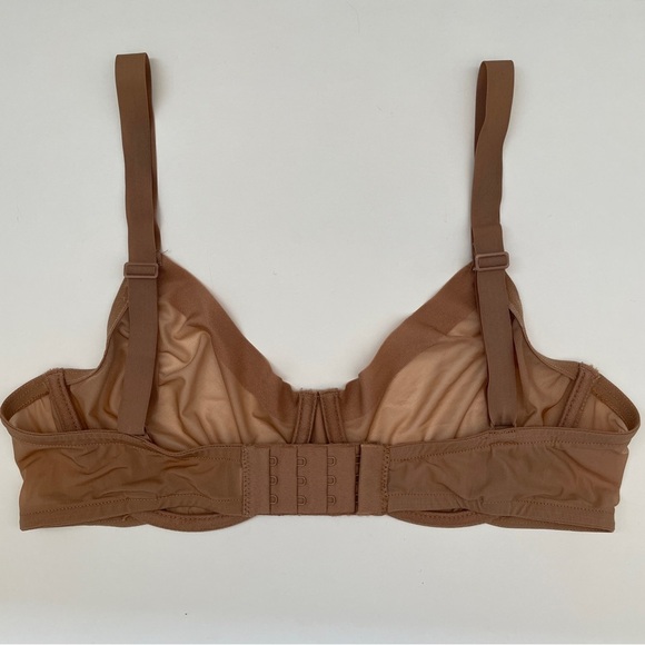 Intimissimi Sheer Mesh Bra Balconette underwire nude tan 34B bralette everyday - Picture 2 of 9